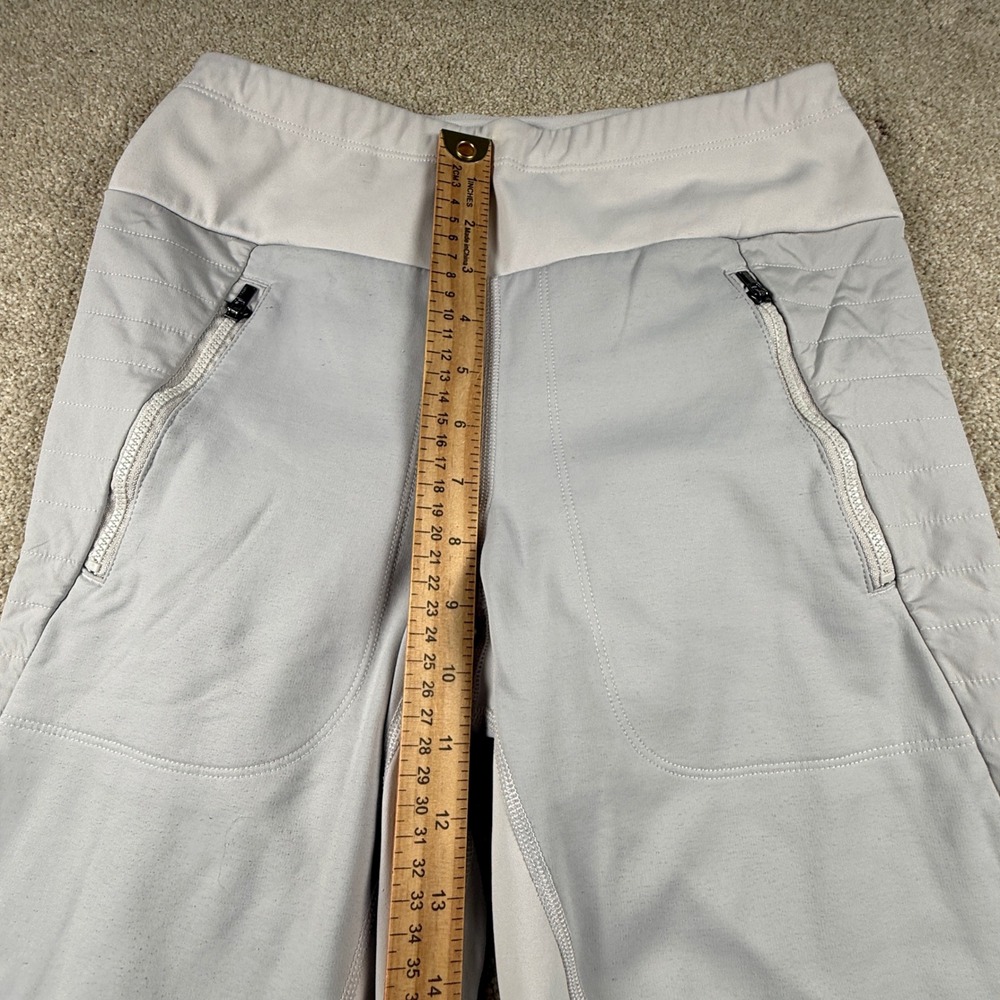 Athleta Peak Hybrid Fleece Tight Gray Leggings Small Petite 2168 - Picture 2 of 7